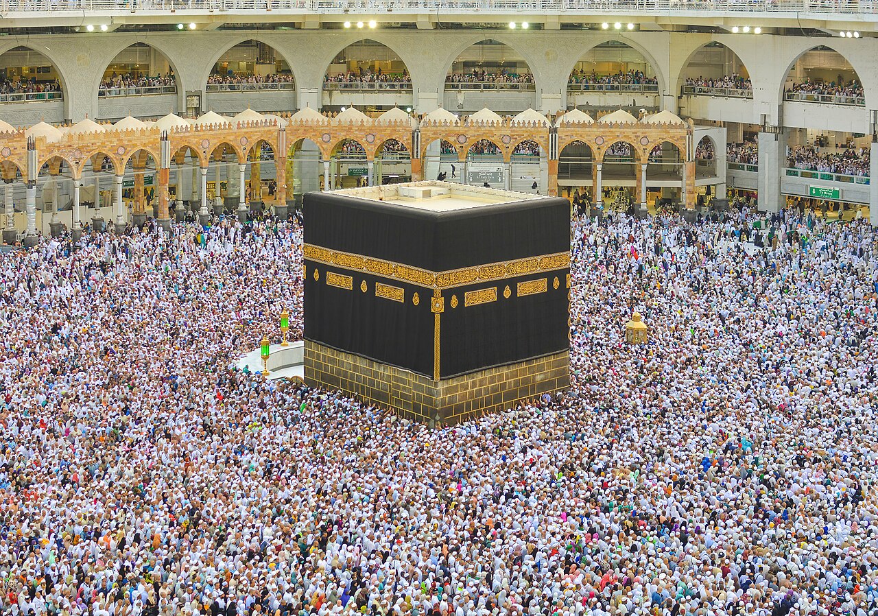 The Kaaba during Hajj