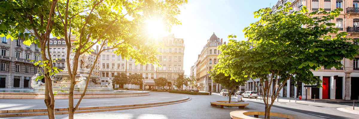 European city in heatwave