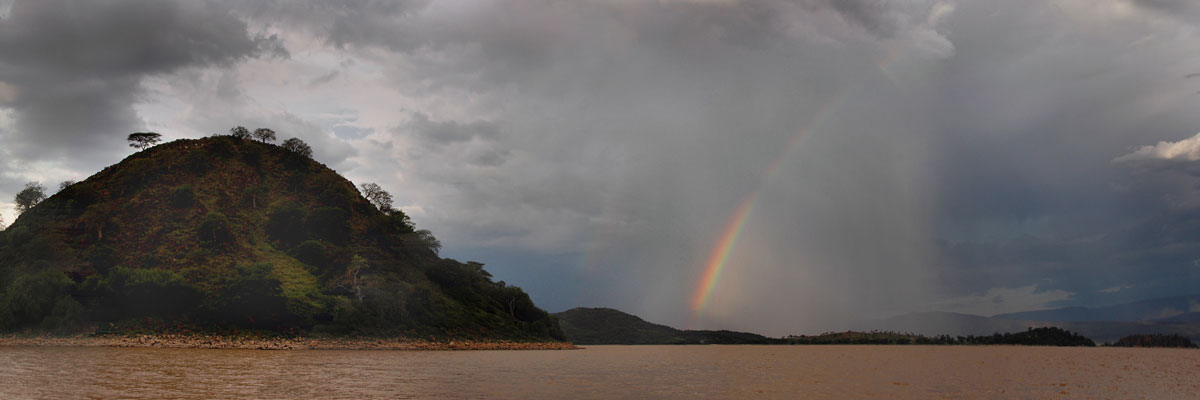 Rainbow at Baringo Lake